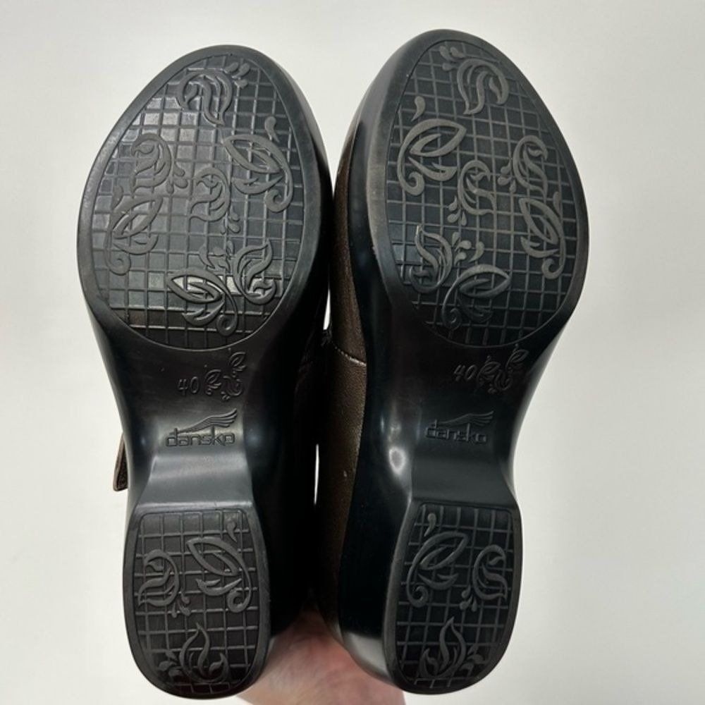 Vintage Dansko Clogs coper/metallic leather‎ size 40 - Picture 5 of 8